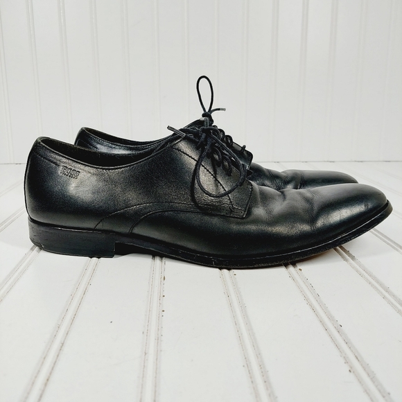 Hugo Boss  Black Mitano Leather Lace Up Dress Business Casual Derby Shoes C629 main image 11